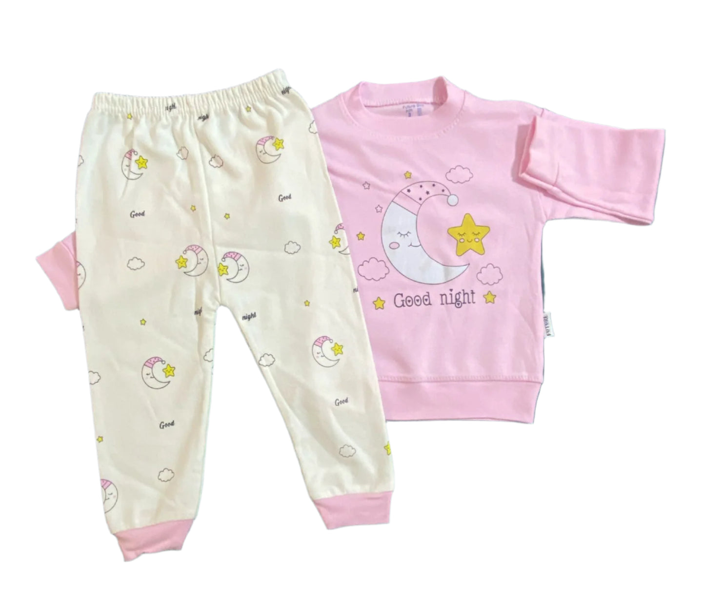 بيجامة حديثي الولادة للبنات قطن 100 % خامة روعة