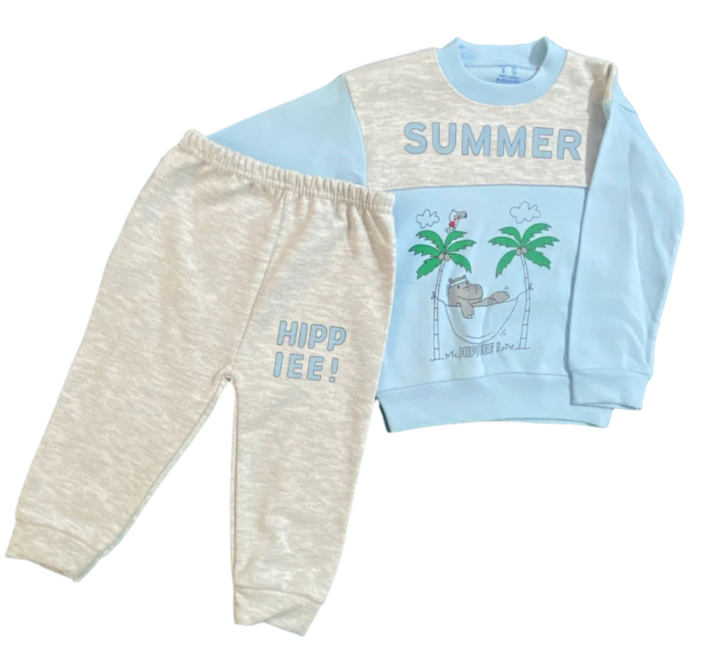 بيجامه حديثي الولادي اولادي قطن 100 %ِ خامه تحفه 🥳👶🏻