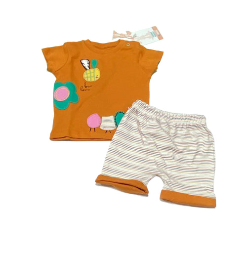 بيجامة أولادي قطن 100% من فاني باني  مكون من قطعتين رسمة نحله🩵🩵 🚀