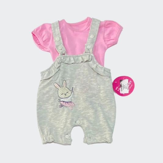 سالوبيت بناتي قطن 100% مكون من قطعتين 🩷🩷