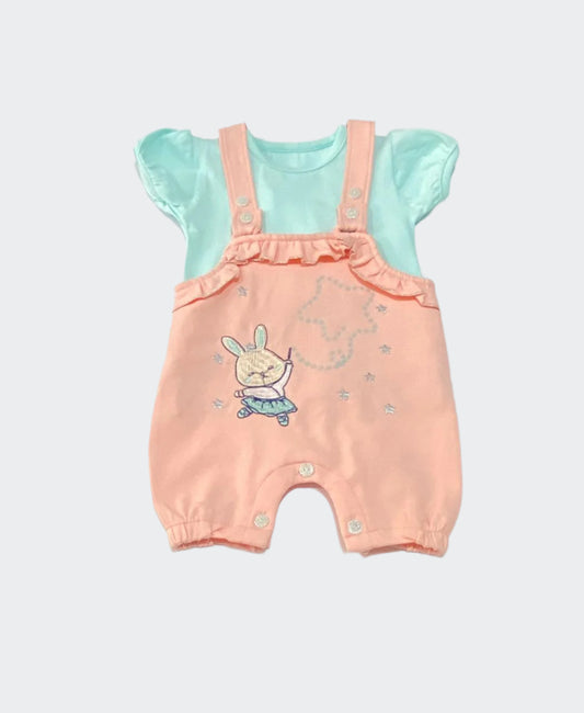 سالوبيت بناتي قطن 100% مكون من قطعتين 🩷🩷