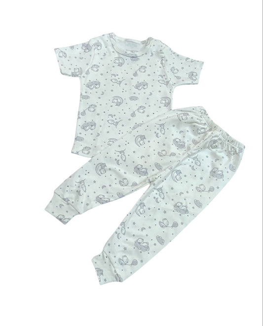 طقم داخلي نص كم قطن 100% اولادي وبناتي مكون من قطعتين 🤍❤️ من 6 ل 12 شهر