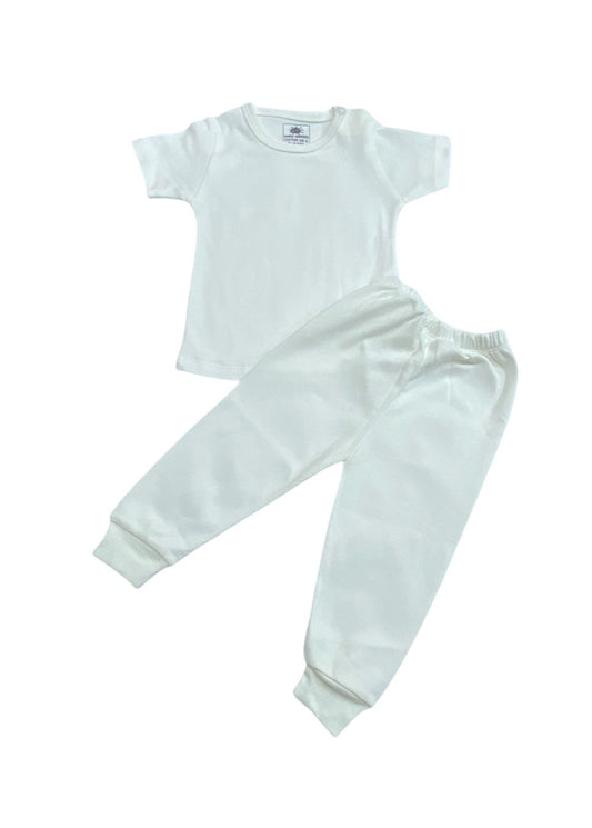 طقم داخلي نص كم قطن 100% اولادي وبناتي خامه مريحه مكون من قطعتين🤍😍 من 6 ل 12 شهر