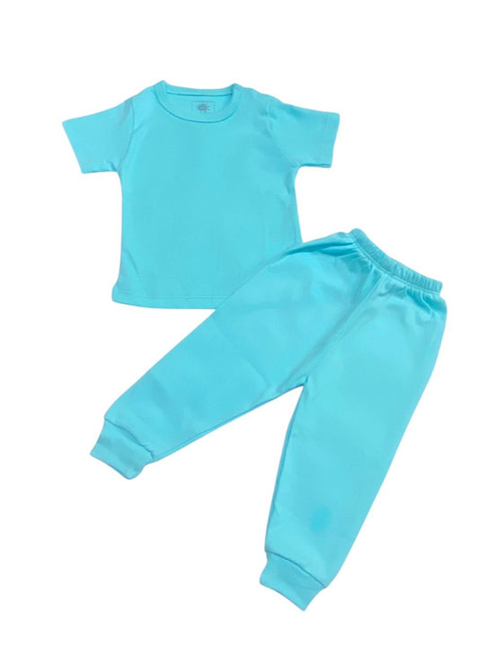 طقم داخلي نص كم قطن 100% اولادي وبناتي خامه مريحه مكون من قطعتين🤍😍 من 6 ل 12 شهر