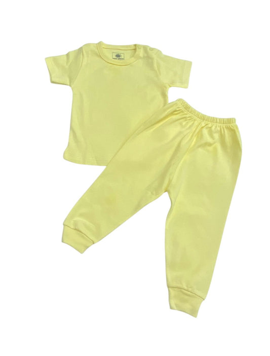 طقم داخلي نص كم قطن 100% اولادي وبناتي خامه مريحه مكون من قطعتين🤍😍 من 6 ل 12 شهر