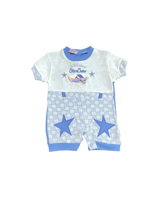 سالوبيت صيفي اولادي قطن خامه ممتازه رسمة المركب  🤩🤩