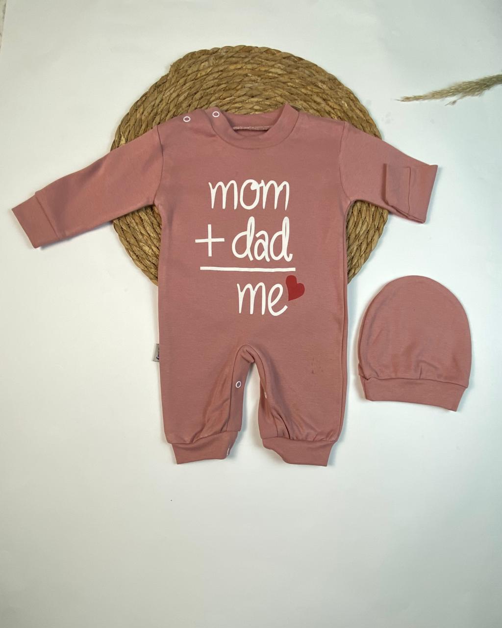 سالوبيت اولادي وبناتي قطن 100% خريفي مكون من قطعتين mom and dad❤️