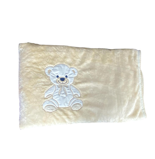 بطانية قطن فرو ناعمة ودافئة لحديثي الولادة. خامة آمنة على بشرة البيبي، ماركة السنافر❤️❤️