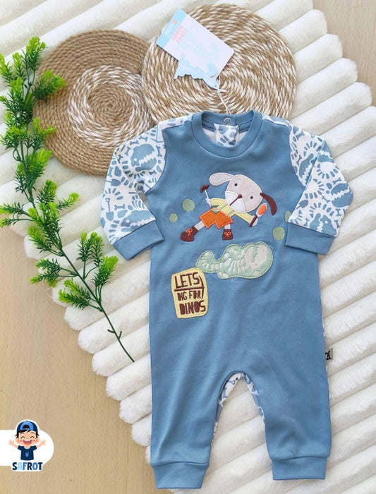 سالوبيت خريفي اولادي وبناتي من فاني باني قطن 100% رسمة ارنب ❤️❤️