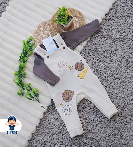 سالوبيت شتوي بناتي قطيفه 100% ماركه فاني باني مكون من قطعتين sports❤️❤️