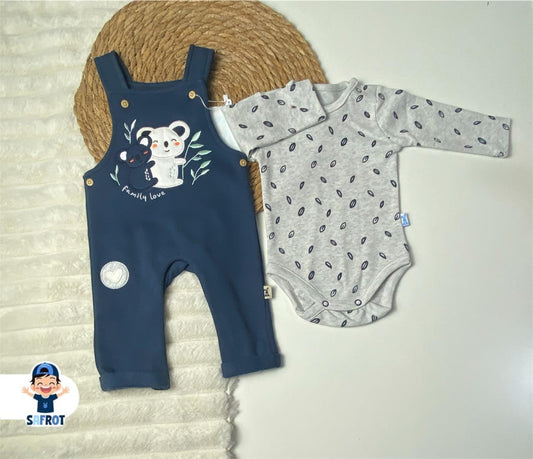 سالوبيت بناتي قطن 100% ماركه فاني باني مكون من قطعتين رسمة الكسلان❤️❤️