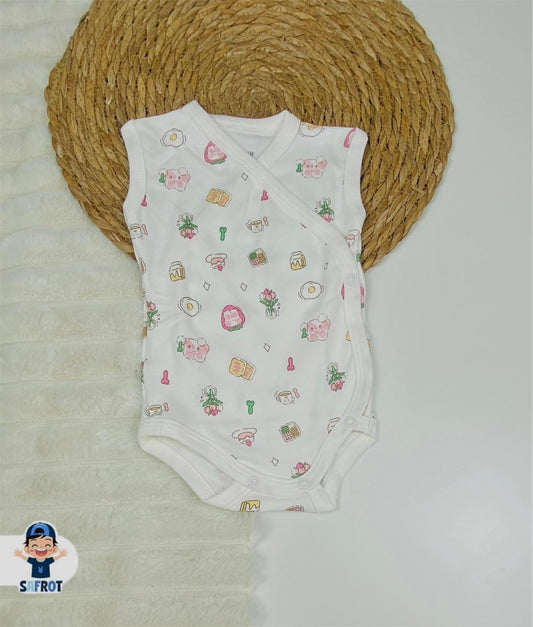 شايه كت داخلي قطن 100% اولادي وبناتي ماركه فاني باني 0-3 months 🩷❤️