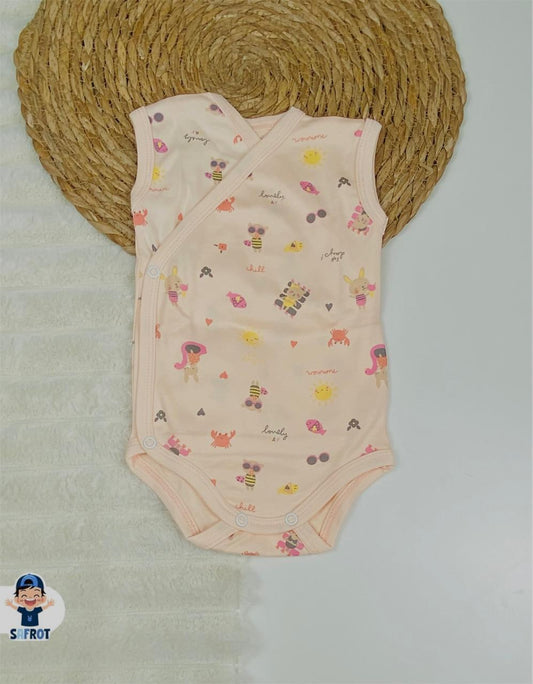 شايه كت داخلي قطن 100% ملون اولادي وبناتي ماركه فاني باني 0-3 months 🩷❤️