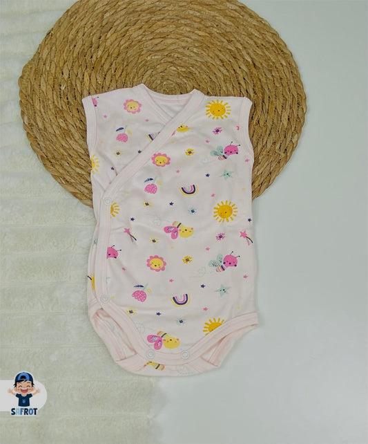 شايه كت داخلي قطن 100% ملون اولادي وبناتي ماركه فاني باني 0-3 months 🩷❤️