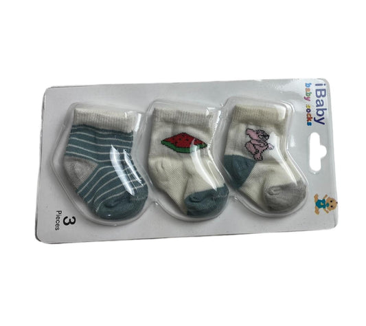 كارت مكون من ٣ شراب قطن 100% حديثي الولاده 😍😍