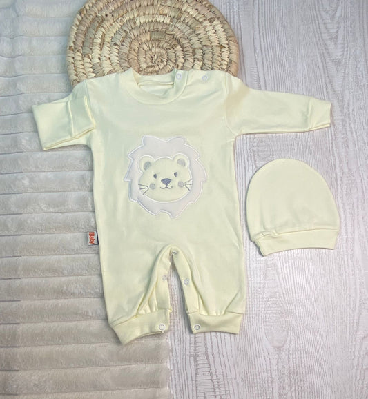 سالوبيت اولادي وبناتي قطن 100% خريفي مكون من قطعتين رسمة دب❤️