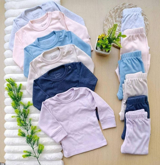 دفايه قطن 100% بوبره داخليه اولادي وبناتي مكونه من قطعتين ماركه فاني باني 🤍🩶