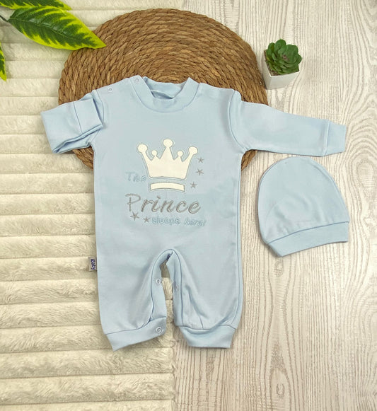 سالوبيت اولادي وبناتي قطن 100% خريفي مكون من قطعتين رسمة التاج🤍👑