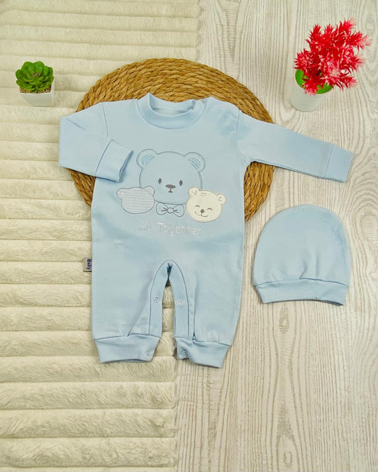 سالوبيت اولادي وبناتي قطن 100% خريفي مكون من قطعتين all together❤️