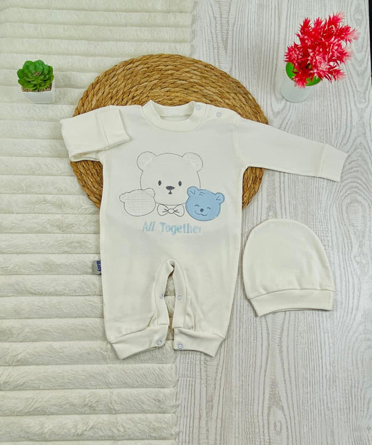 سالوبيت اولادي وبناتي قطن 100% خريفي مكون من قطعتين all together❤️