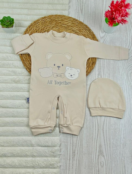 سالوبيت اولادي وبناتي قطن 100% خريفي مكون من قطعتين all together❤️