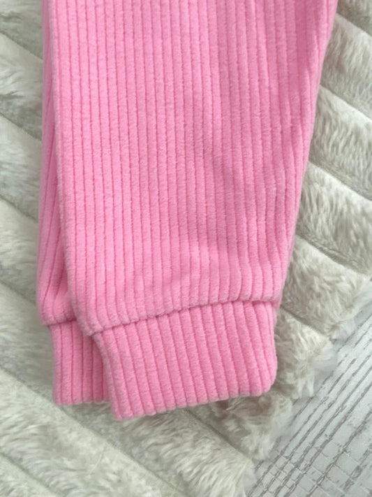 بيجامه قطيفه مسحب بناتي مكونه من قطعتين مبطن من الداخل ماركة شيك كيدز🤎🩷