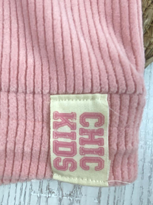 بيجامه قطيفه مسحب بناتي مكونه من قطعتين مبطن من الداخل مزود ب هودي ماركة شيك كيدز🤍🩷