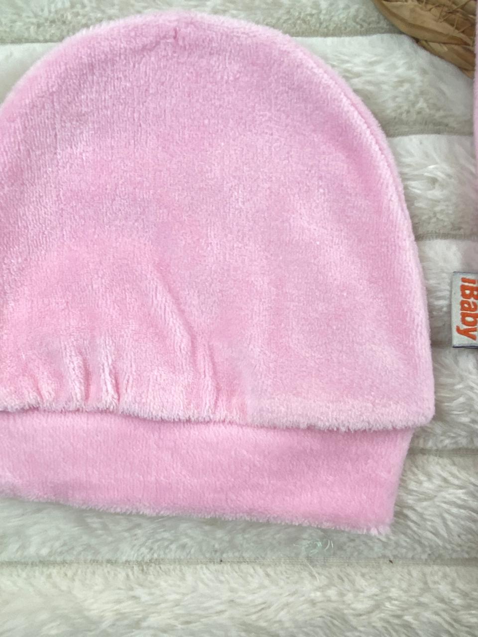 سالوبيت شتوي قطيفه مكون من قطعتين رسمة دب ونجمه 🩷❤️