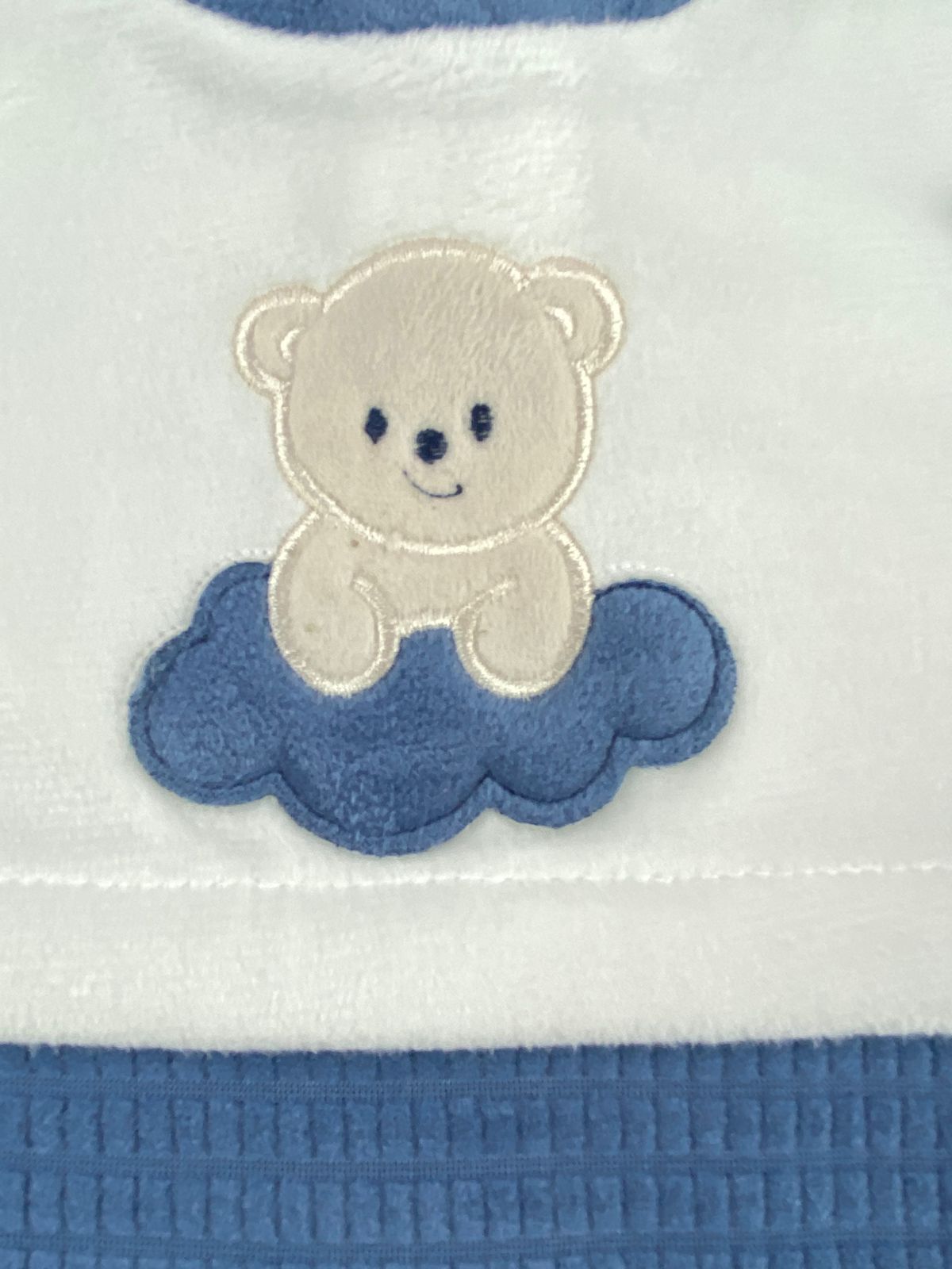 سالوبيت شتوي قطيفه اولادي وبناتي مبطن من الداخل رسمة دب 🩷❤️