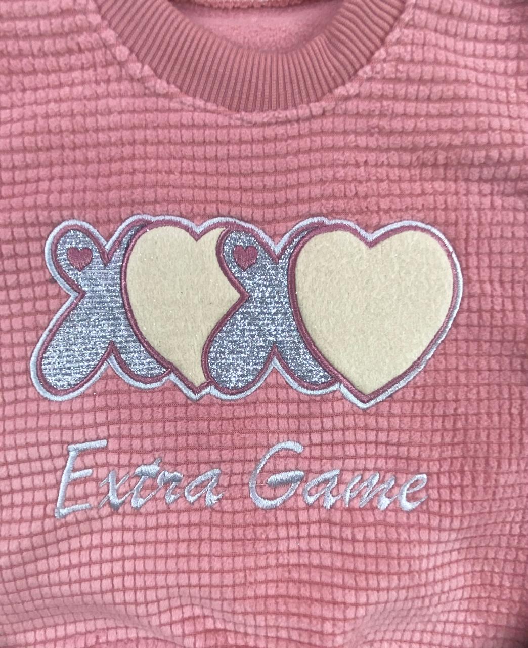 طقم بناتي شتوي خامه قطيفه مكون من قطعتين مبطن من الداخل xo🤍🤍