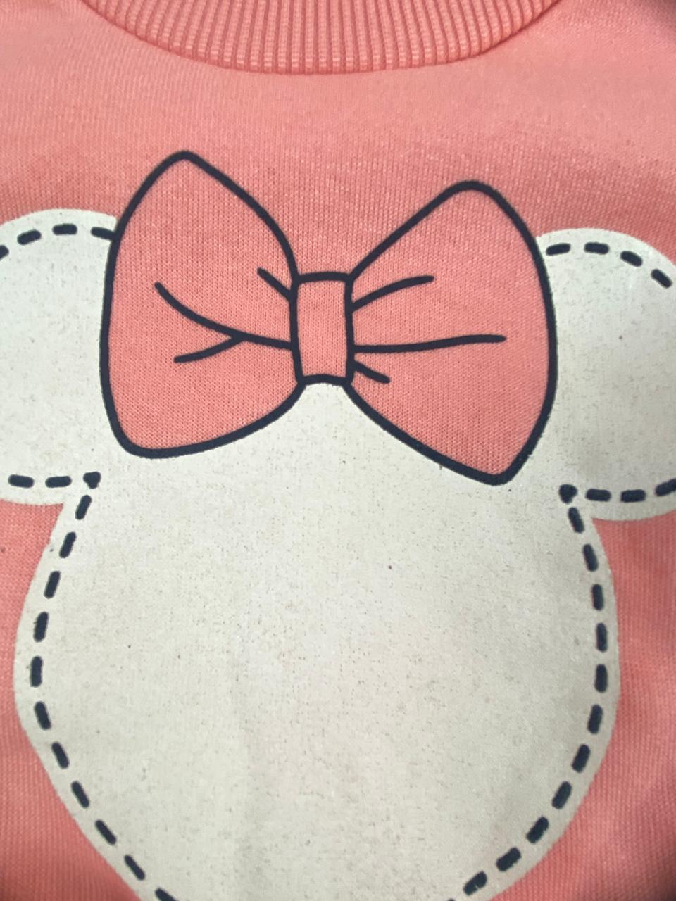 طقم بناتي شتوي خامه ميلتون مكون من قطعتين رسمة فيونكه ❤️🤍