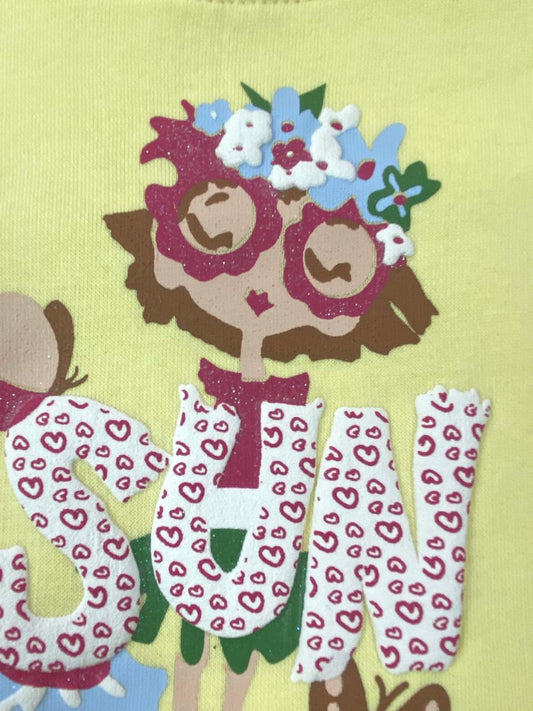 طقم شتوي ميلتون بناتي مكون من قطعتين رسمة بنت بنضاره مبطن من الداخل🩷🤍