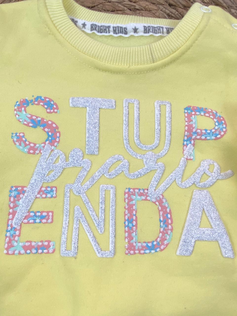 طقم بناتي شتوي خامه ميلتون مبطن من الداخل مكون من قطعتين STUP ENDA❤️🤍