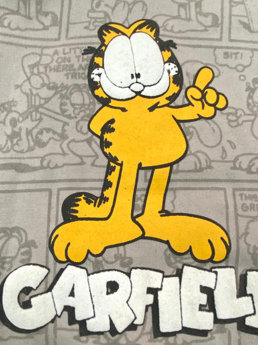 طقم اولادي و بناتي شتوي خامه ميلتون مكون من قطعتين مبطن من الداخل GARFIELD❤️🤍