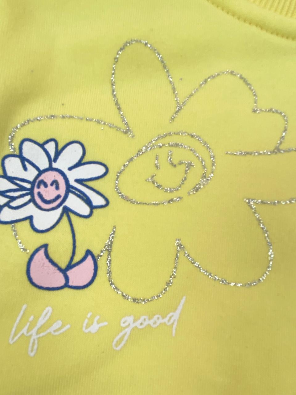 طقم اولادي بناتي شتوي خامه ميلتون مكون من قطعتين مبطن من الداخل رسمة ورد❤️🤍