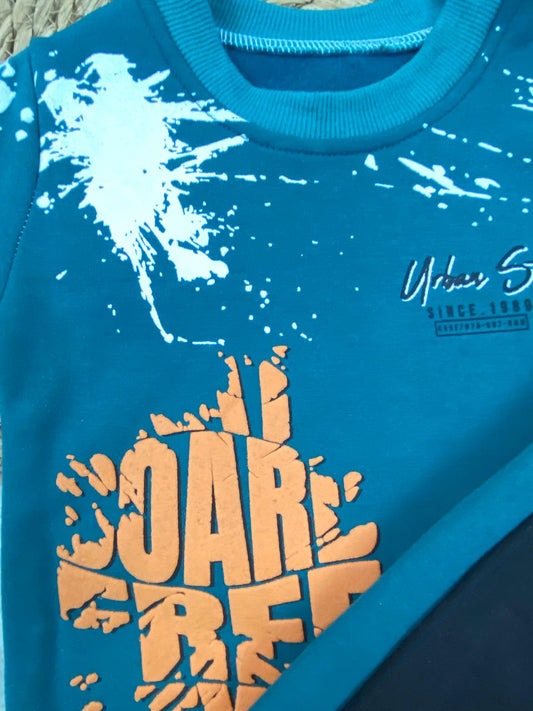 طقم اولادي وبناتي شتوي خامه ميلتون مكون من قطعتين مبطن من الداخل ❤️🤍