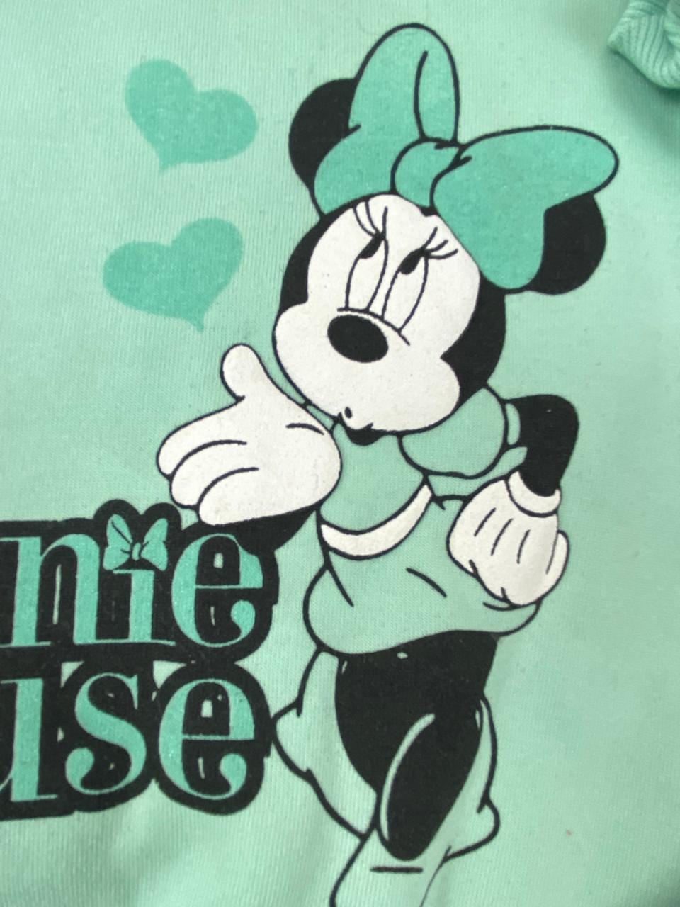 طقم بناتي شتوي خامه ميلتون مكون من قطعتين مبطن من الداخل minnie mouse❤️🤍