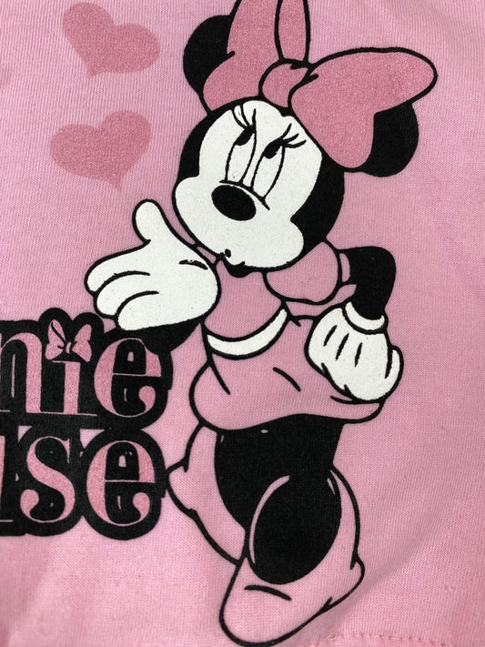 طقم بناتي شتوي خامه ميلتون مكون من قطعتين مبطن من الداخل minnie mouse❤️🤍