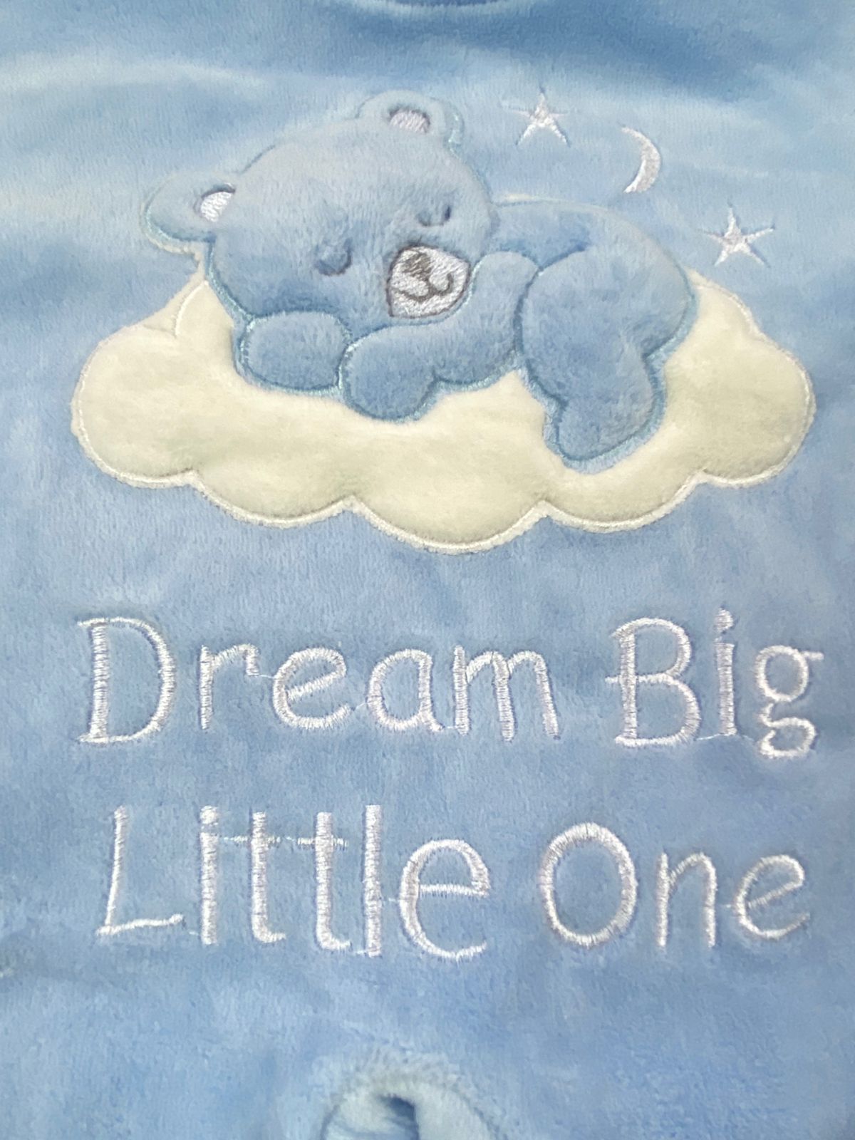 طقم مستشفي قطيفه 100% مكون من اربع قطع رسمة دب وسحابه 🩷💙🖤