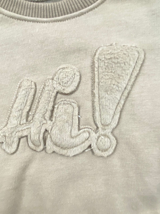 طقم اولادي شتوي خامه ميلتون مبطنه من الداخل مكون من قطعتين hi   🤍🤍