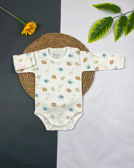 سالوبيت بكم حديثي الولاده قطن 100% اولادي وبناتي ماركة فاني باني 🤍😍