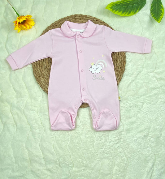 سالوبيت خريفي قطن 100% بناتي رسمة سحابه ماركة صن بيبي😍❤️