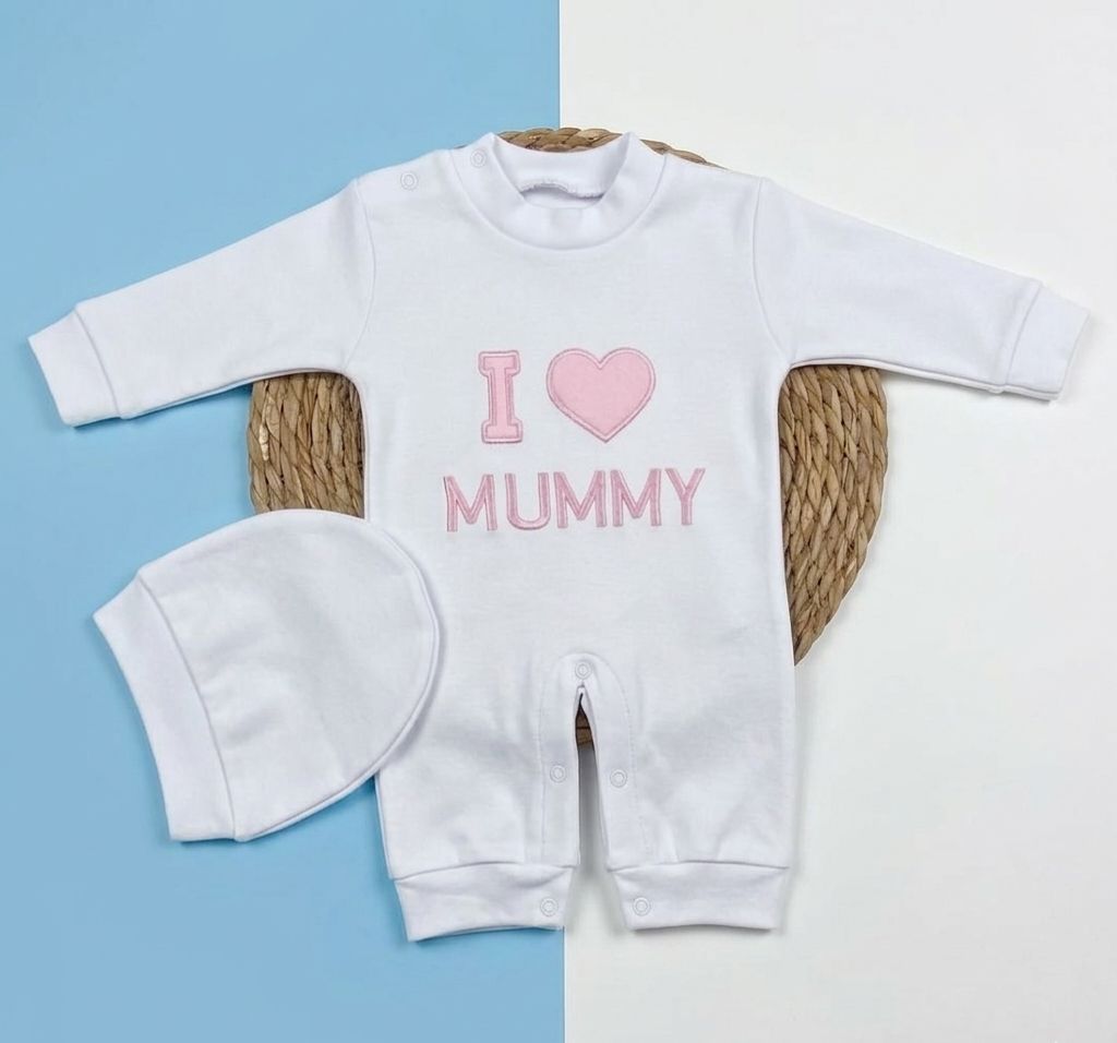 سالوبيت اولادي وبناتي , قطن 100% خريفي مكون من قطعتين i love mummy❤️