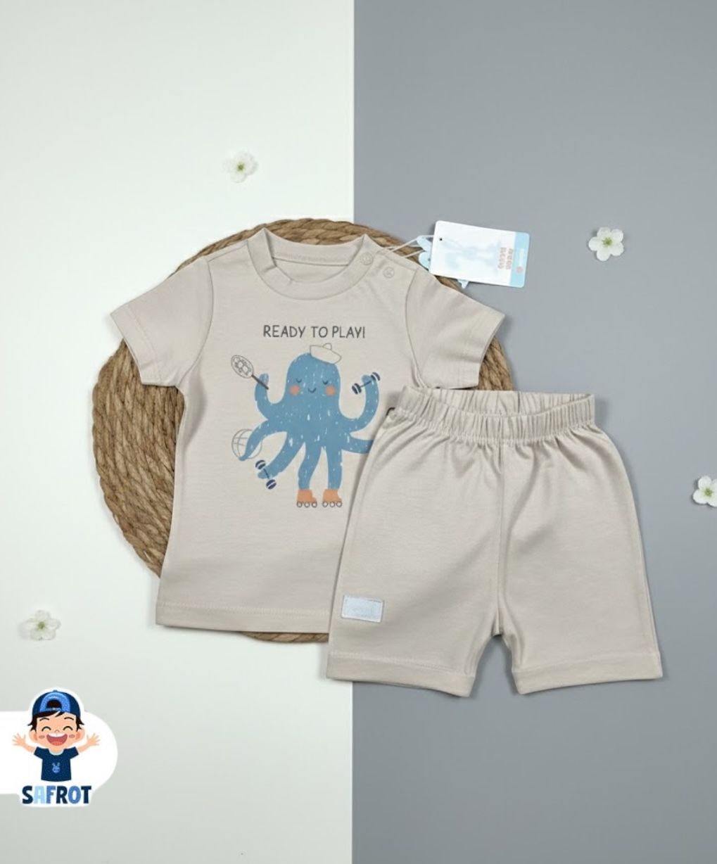 بيجامة صيفي قطن100 % اولادي وبناتي ماركة فاني باني enjoy 💙💙