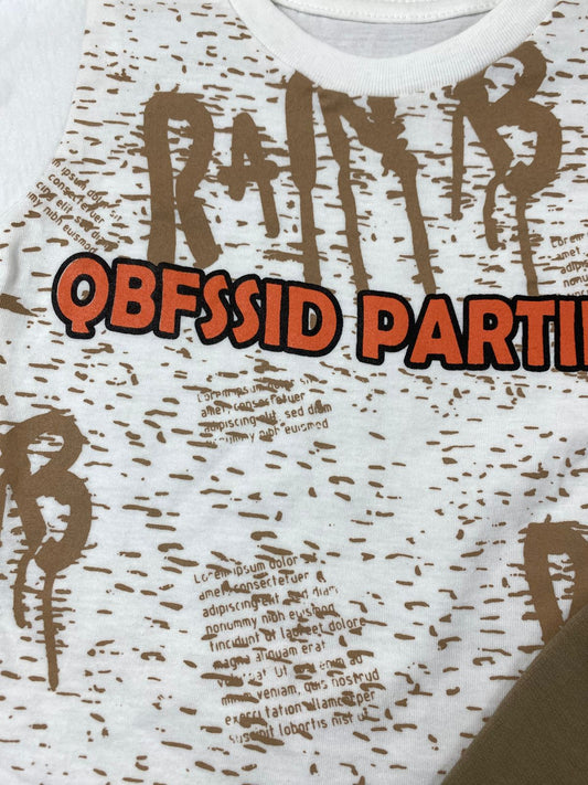 بيجامه اولادي قطن مكون من قطعتين QBFSSID PARTIES🤍😍