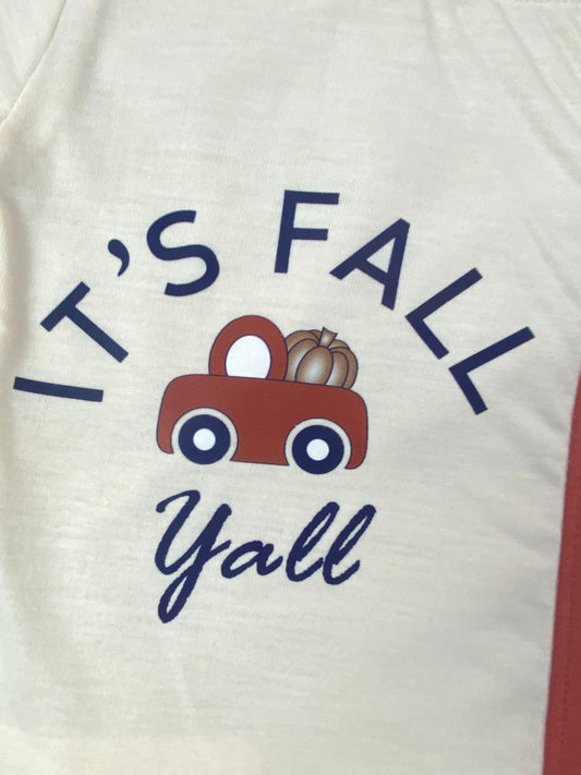 بيجامه اولادي  قطن 100% مكون من قطعتين  its fall yall🤍😍