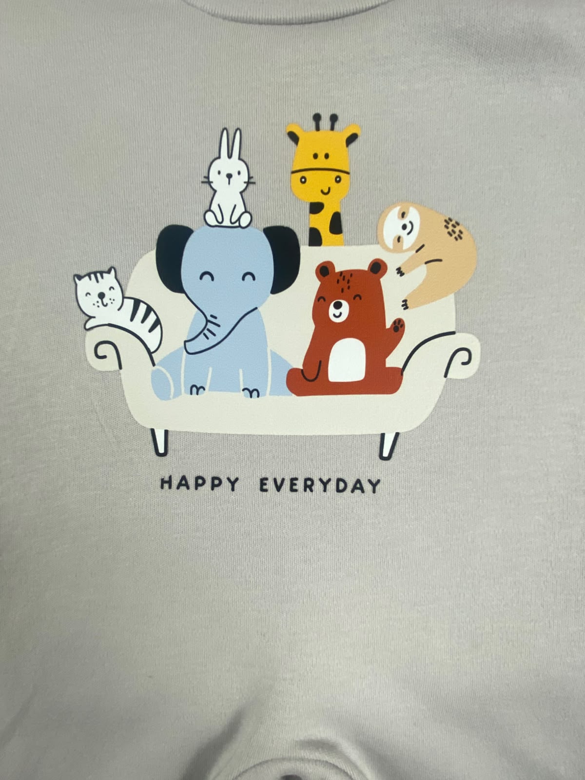 سالوبيت اولادي وبناتي مطبوع قطن 100% خريفي مكون من قطعتين happy every day😍❤️