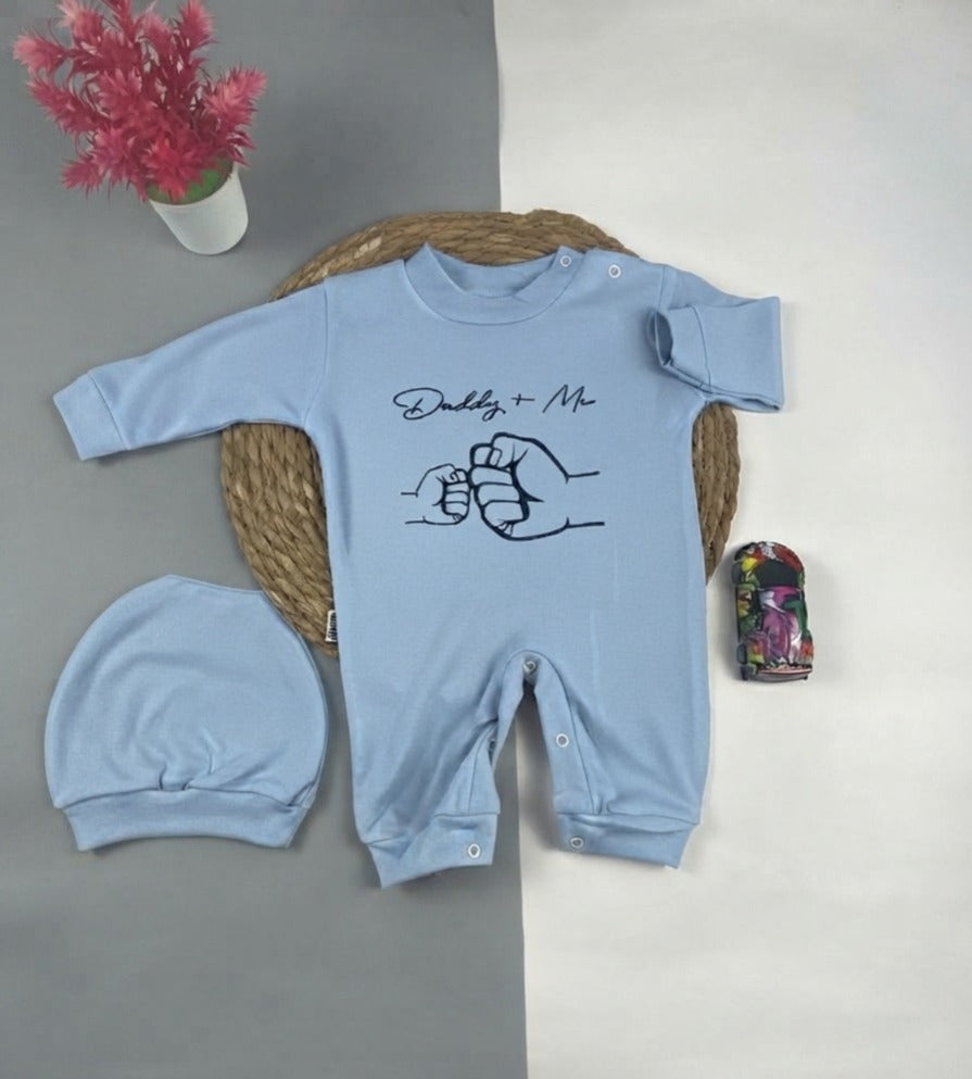 سالوبيت اولادي وبناتي مطبوع قطن 100% خريفي مكون من قطعتين daddy + me😍❤️