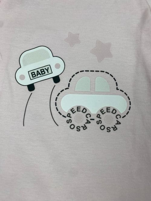 سالوبيت خريفي قطن 100% بناتي رسمة عربيه ماركة صن بيبي😍❤️