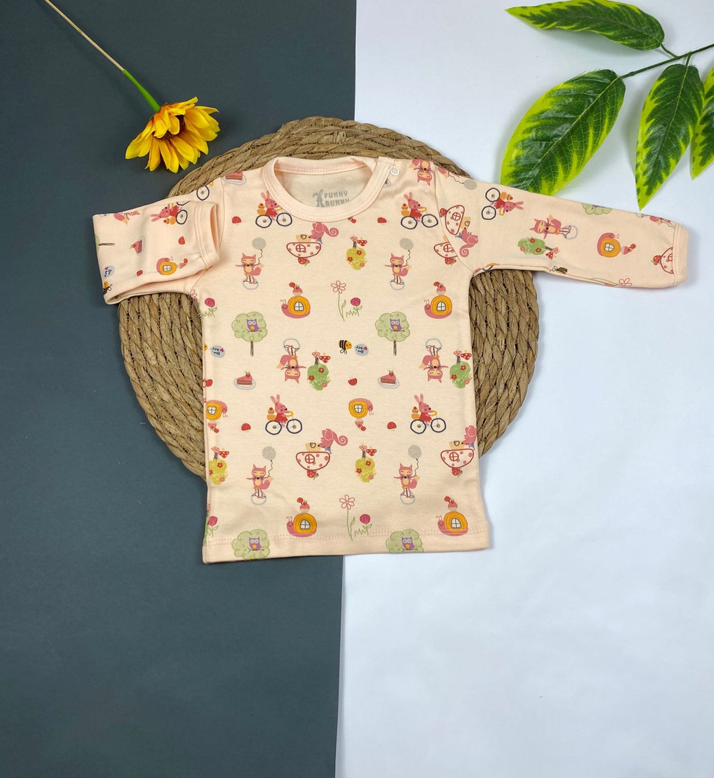 فانله بكم الوان مشجر اولادي وبناتي قطن 100% ماركة فاني باني 💞❤️